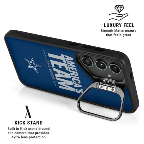 NFL Dallas Cowboys Team Motto Galaxy S24 FE Kickstand Case